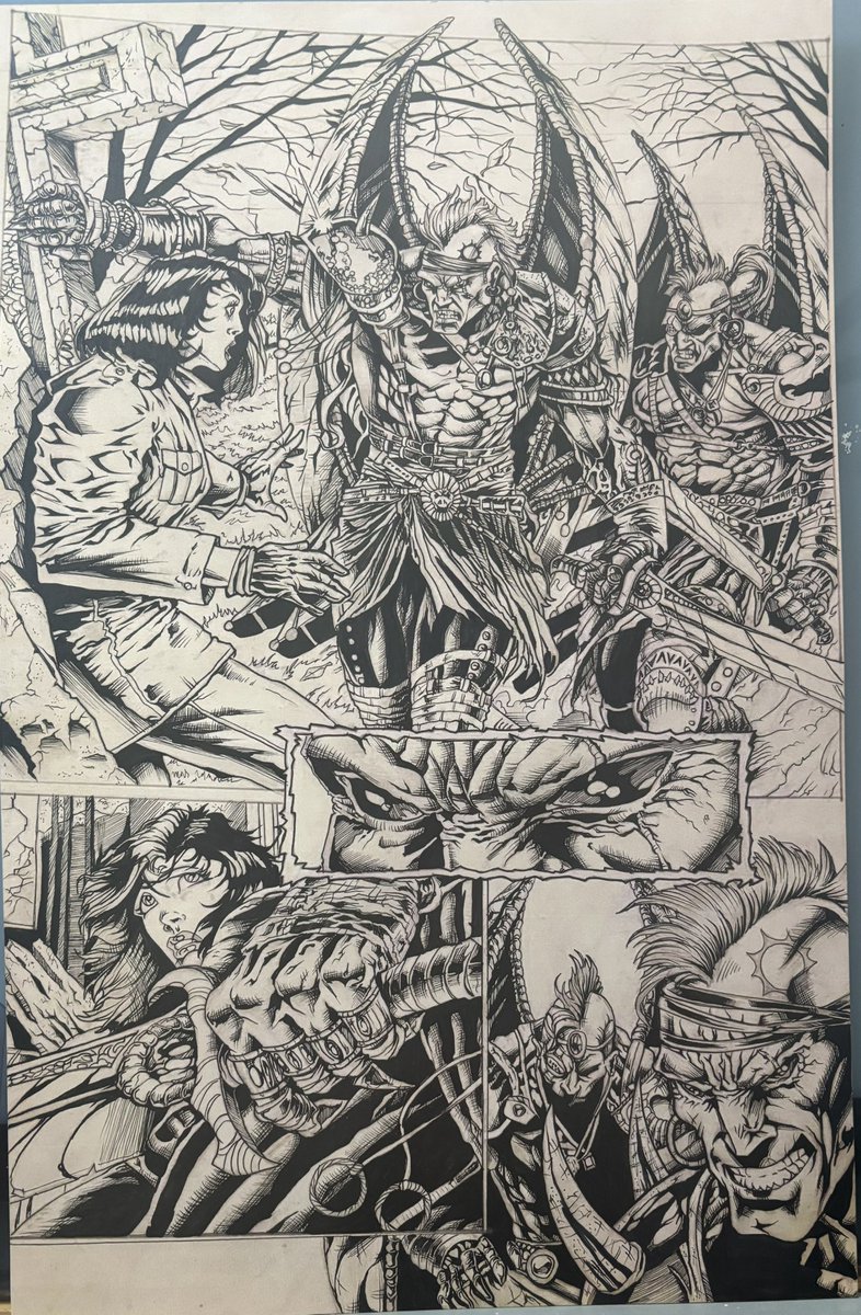 SeclusionStudio's tweet image. Finally! The 2nd  #Ripclaw pg by Michael Ortiz is done! Really excited about the challenge these pages are &amp;amp; looking forward to finishing them. #comics #indiecomics #topcow #seclusionstudios #ReadComicsYouLike