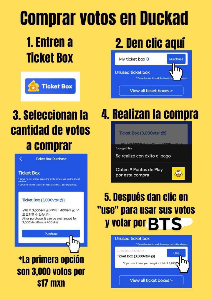 HOLA, <a href="/auronplay/">Auron</a> !! SOMOS ARMY, FANDOM DE BTS Y QUERIAMOS HACERTE UNA PROPUESTA, NECESITAMOS APOYO CON VOTOS EN UNA APP LLAMADA DUCKAD, QUERIAMOS VER SI PODRIAS APOYAR A LA CAUSA PARA QUE BTS SE PUEDA LLEVAR UN PREMIO, TE DEVOLVEREMOS EL FAVOR CUANDO LO NECESITES 💜