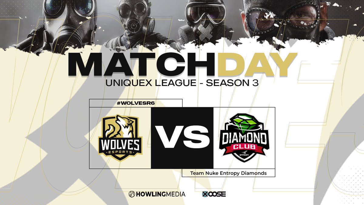 Wolves Esports (@wolves_esports) on Twitter photo First match of the season for #WolvesR6 in the <a href="/UniqueX_League/">UniqueX League | Season III</a> happens at 20:00 CET.
We're facing Team Nuke by <a href="/EntropyDiamonds/">Diamond Club</a>!
First match, first win? 🤔
#KeepHowling First match of the season for #WolvesR6 in the <a href="/UniqueX_League/">UniqueX League | Season III</a> happens at 20:00 CET.
We're facing Team Nuke by <a href="/EntropyDiamonds/">Diamond Club</a>!
First match, first win? 🤔
#KeepHowling