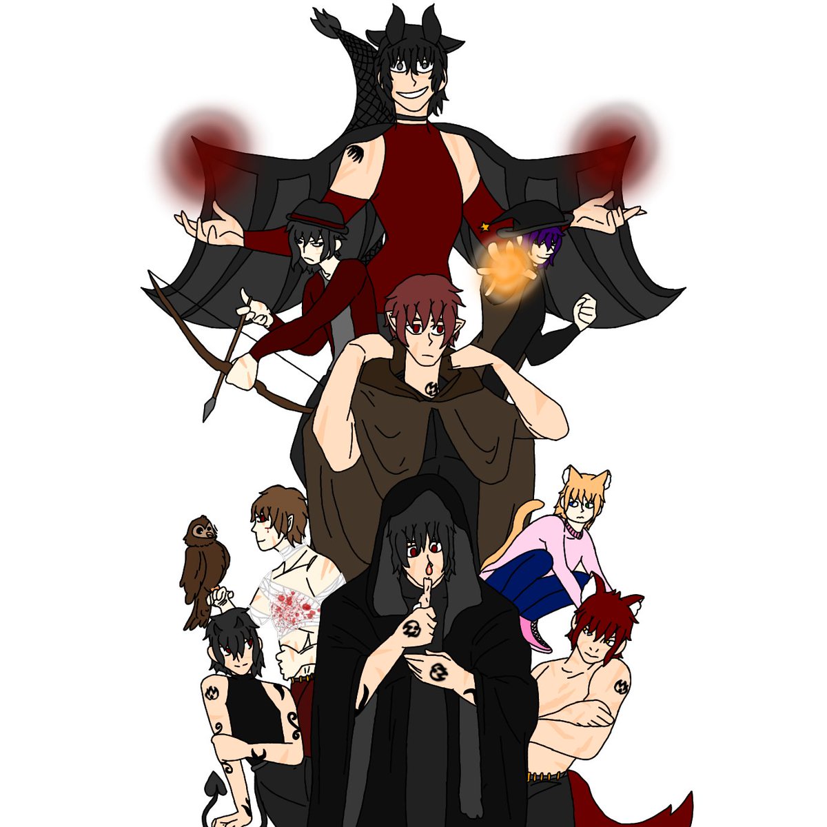 MoonwolfTTV's tweet photo. I'm making an AU! It's based on Supernaturals, and I'm making individual art on the characters. Fanart and ships are allowed! I will make videos on the AU, I will also allow people to make their own character apart of this AU! I'm excited to see the art! Make sure to mention me! https://t.co/opGmGvEd8Z