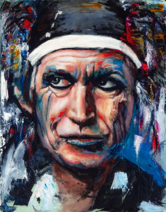 markcourage's tweet image. Art of the Day: "Keith Richards". Buy at: ArtPal.com/mccourage1?i=2…