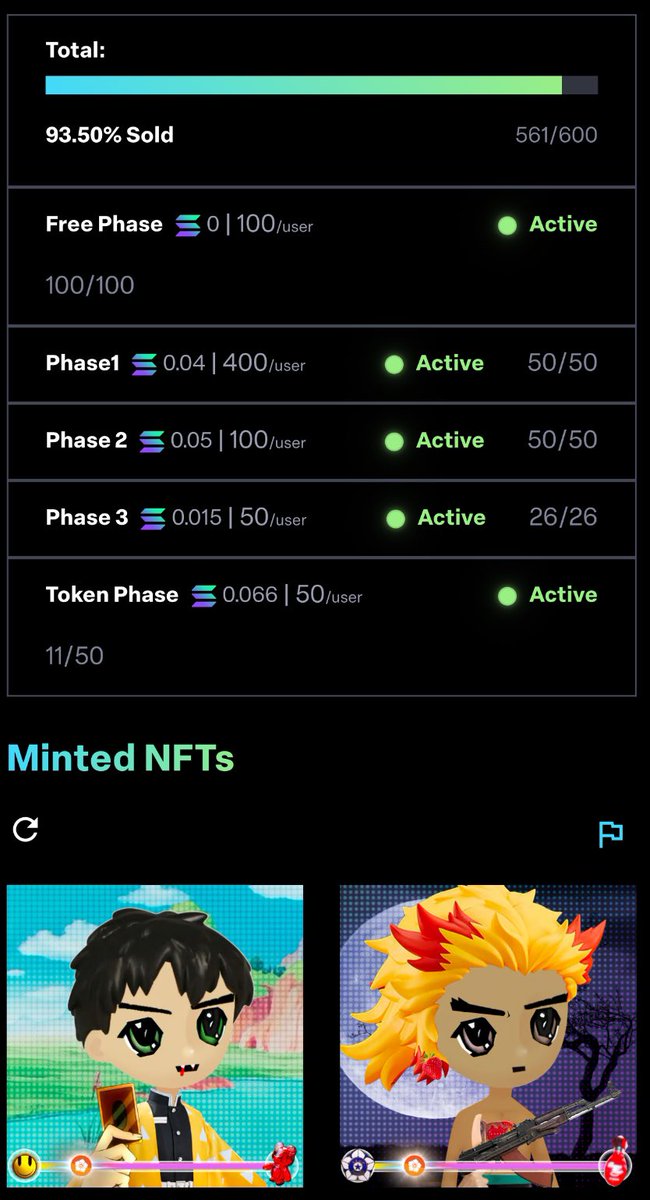 🚨 Last Call! 🚨

Retardio Anime is 93.50% SOLD OUT – less than 50 NFTs remain!

Secure yours NOW before it’s gone forever ⏳🔥

Mint link : launchmynft.io/collections/Gc…

#NFT #NFTs #NFTCommunity #Crypto #NFTCollector #NFTDrop #NFTArt #Web3 #SolanaNFT #NFTProject