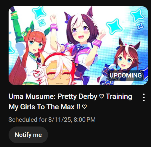 only one stream this week!! ya girl is rather busy with projects plus...honkai update...it's a crying week fr...