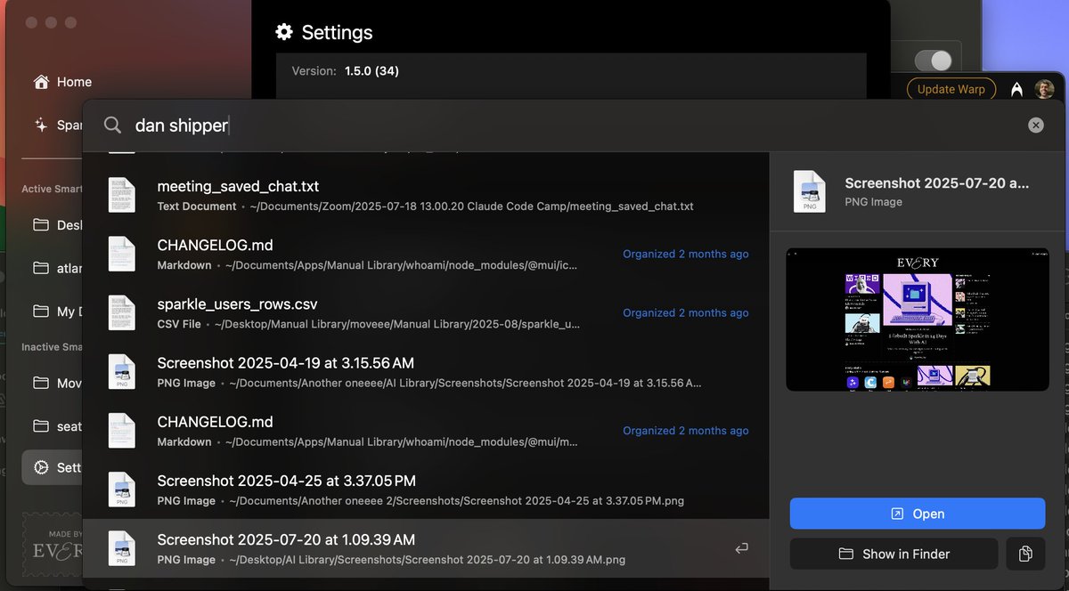 Write with <a href="/TrySpiral/">Spiral</a> 
Find with <a href="/SparkleApp/">Sparkle</a> 
Manage with <a href="/CoraComputer/">Cora</a> 
Talk with Monologue

What should we add to EveryOS next?