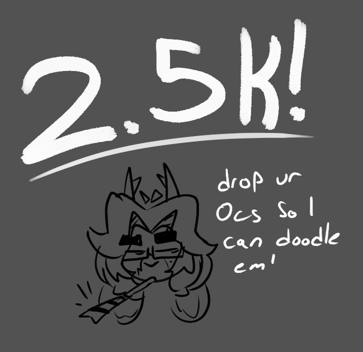 I think I can start workin on this! Drop your OCs in the comments and I might make a lil doodle of em!
