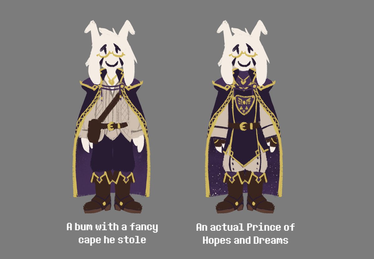 One of the scrapped Asriels I was talking about