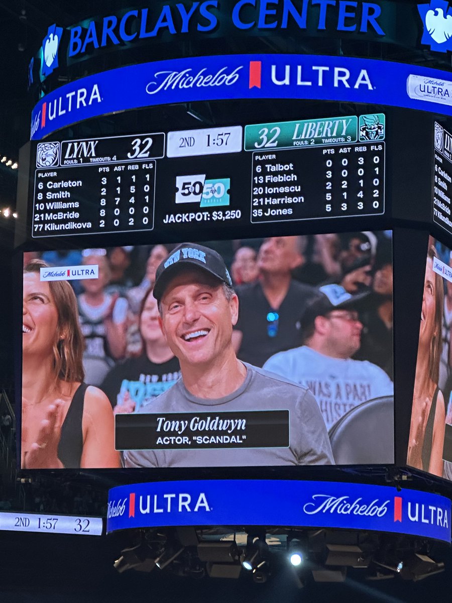 FITZ! Tony Goldwyn of Scandal is here for today's game.