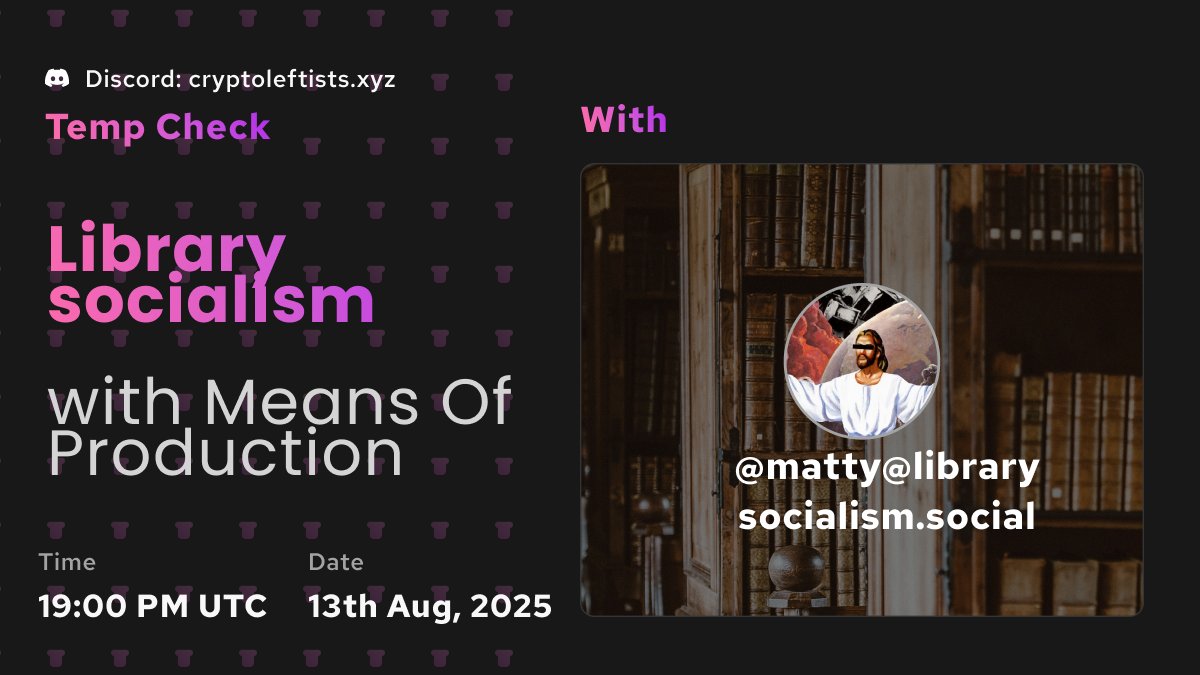 breadcoop's tweet photo. #OpenSource software that enables lending, borrowing and gifting anything
📚 why libraries and library socialism?
☀️ current problems and possible solutions https://t.co/7SaKmhWk6b offers
🗓️ Wednesday 13th August 19:00UTC
📍 https://t.co/aZZeJPhWKN https://t.co/yZ2qU2AeAM