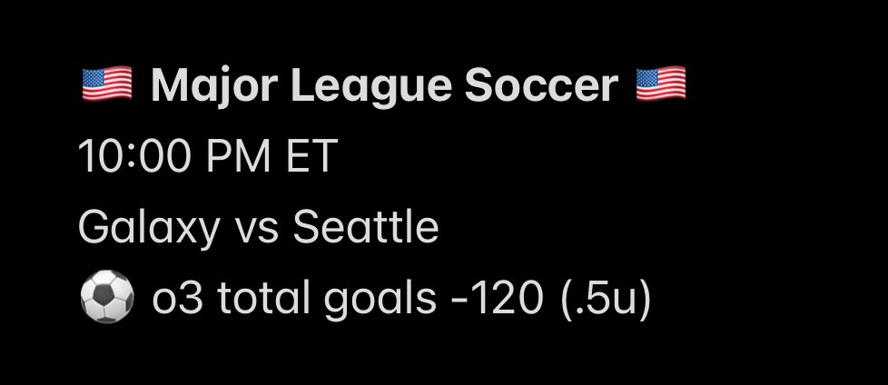thy_pitchwizard's tweet photo. 8/10 ⚽️ PUBLIC PICK
———
If this post gets 100 ❤️ / RT’s by kickoff and if the pick hits … I’ll publicly post my entire Premium card for Champions League Qualifiers on Tuesday (8/12). 

We head to LA to end the fantastic week and weekend we’ve had on the pitch !!!

Half unit play. 
———
BOL tailin’ or fadin’. 🧙‍♂️

#TrustThyWizard #GamblingX #GamblingCommunity #GamblingTwitter