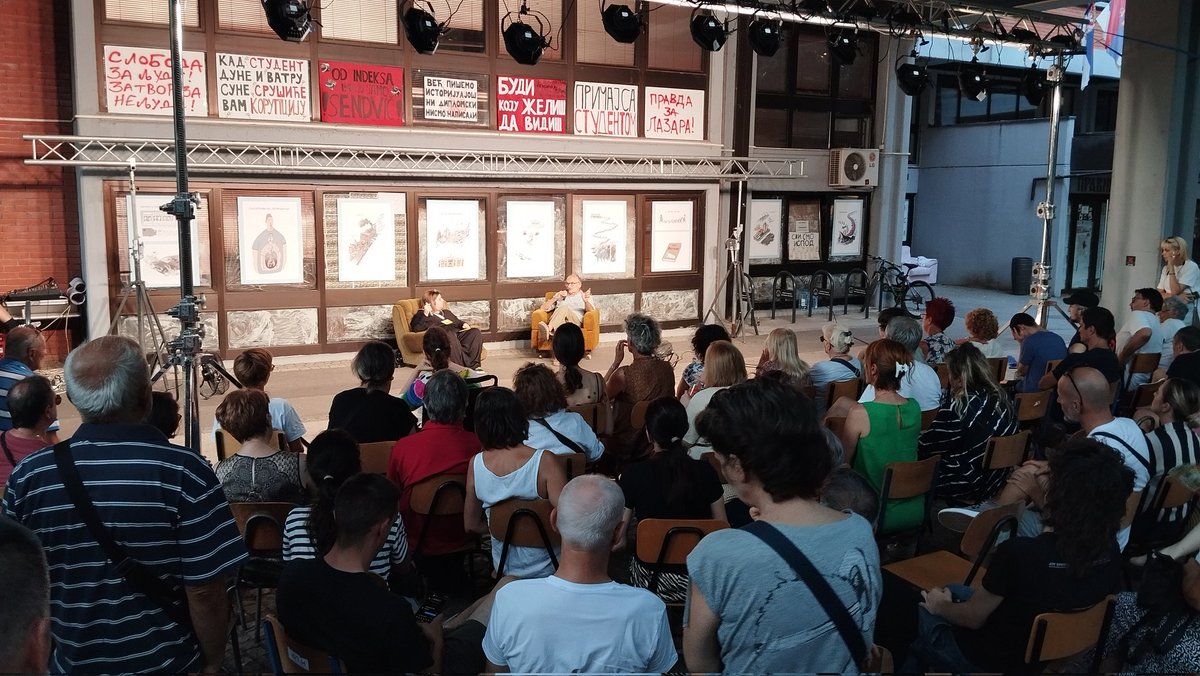 Petričić. Izložba u kampusu. NS.