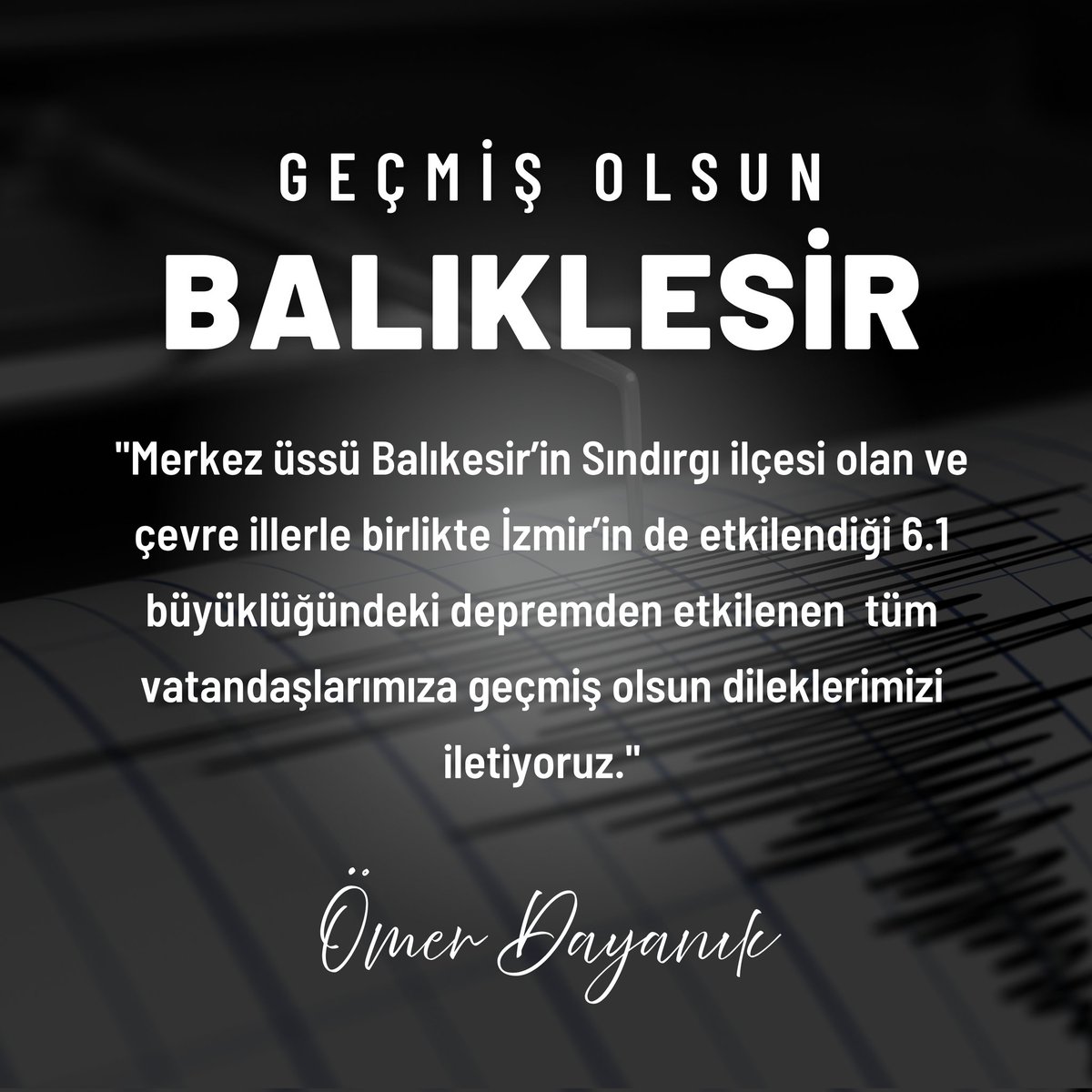 omerdynk's tweet photo. #deprem #sındırgı #balıkkesir https://t.co/S9YbY1W1ki