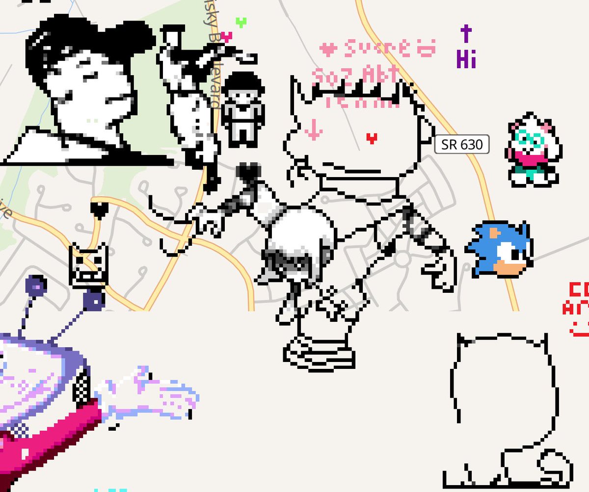 idlejuicebox's tweet photo. #wplace is down but i’ve been helping contribute to the OFF gathering that manifested randomly in my state 😂 (i paused working on sucre to start working a bit on zacharie) https://t.co/bFz4WmBdQr