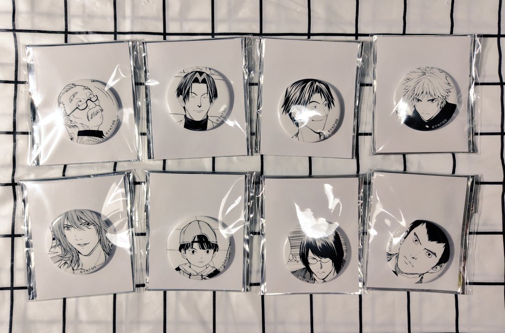 ヒカルの碁 原画展 ミニキャラバッジ5個セット （缶バッジ