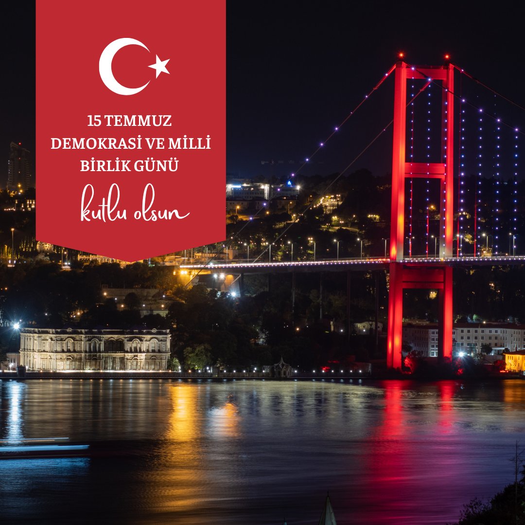🇹🇷 Milletimizin iradesine ve bağımsızlığına sahip çıktığı, birlik ve beraberliğin en güçlü şekilde hissedildiği 15 Temmuz Demokrasi ve Milli Birlik Günümüz kutlu olsun.
Şehitlerimizi rahmetle, gazilerimizi minnetle anıyoruz.
<a href="/tcmeb/">Millî Eğitim Bakanlığı</a> <a href="/istanbulilmem/">İstanbul İl Millî Eğitim Müdürlüğü</a> <a href="/istanbul_MTE/">İstanbul Mesleki ve Teknik Eğitim</a> <a href="/ugur_sahin/">ugur sahin</a>