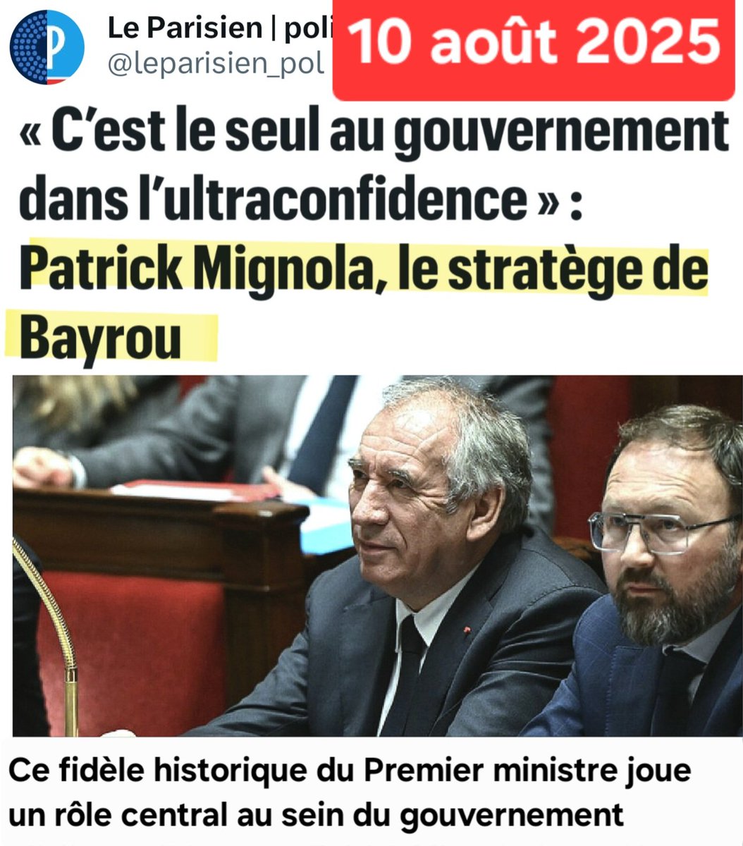 f_asselineau's tweet photo. 🤡QUEL STRATÈGE !
Selon Le Parisien,Bayrou met toute sa confiance dans Patrick Mignola pour fixer
la stratégie du gouvernement.

Or Mignola a pour CV d'avoir hérité du
Groupe Mignola,n°2 du carrelage en France fondé par son père Edmond,
et de l'avoir mené à la faillite en 2019 ! https://t.co/1uWtARGWmK