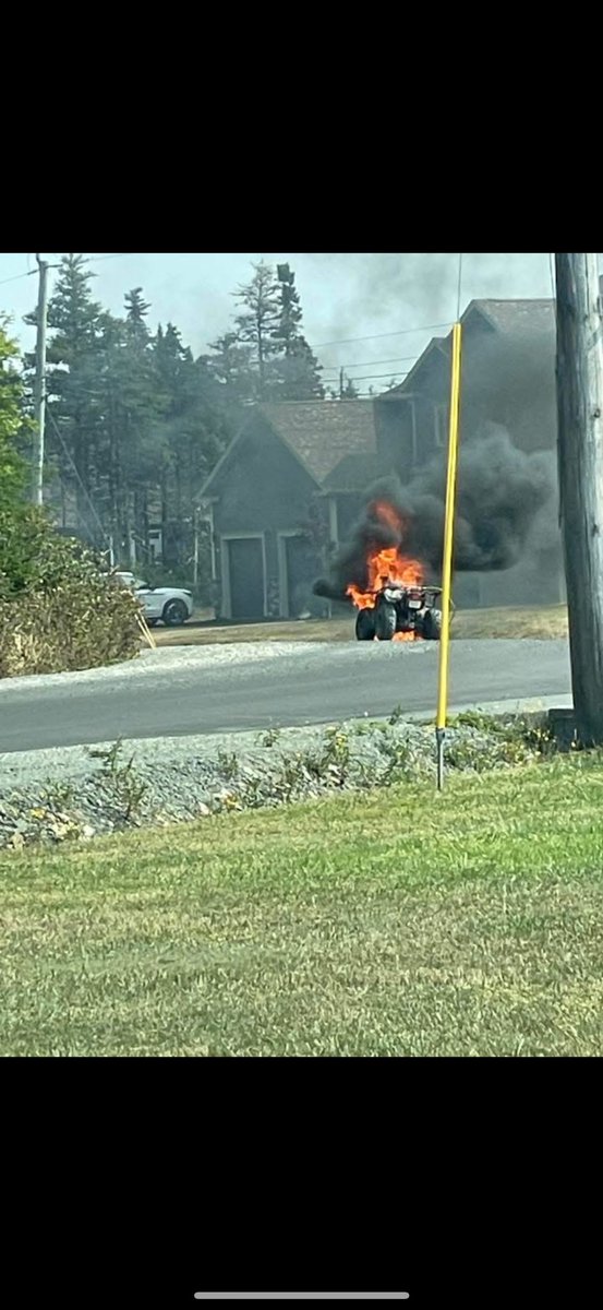 FishesGuts's tweet photo. @PremierofNL @Johnrockdoc why has NL not banned ATVs yet?  Waiting until another community is in flames? https://t.co/6y0b6F6rTo