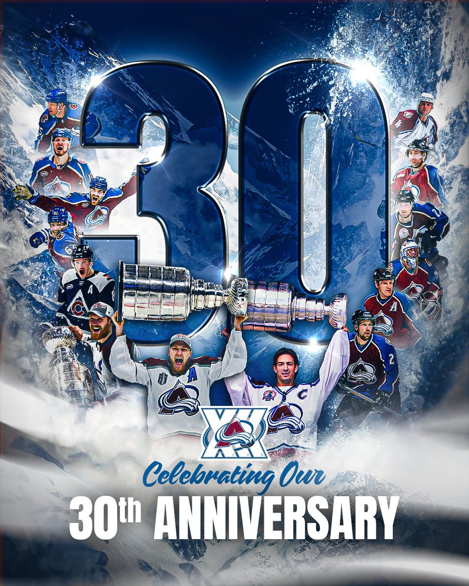 Three decades of Avalanche Hockey and a whole lot to celebrate.

📰: avs.social/30thAnniversary