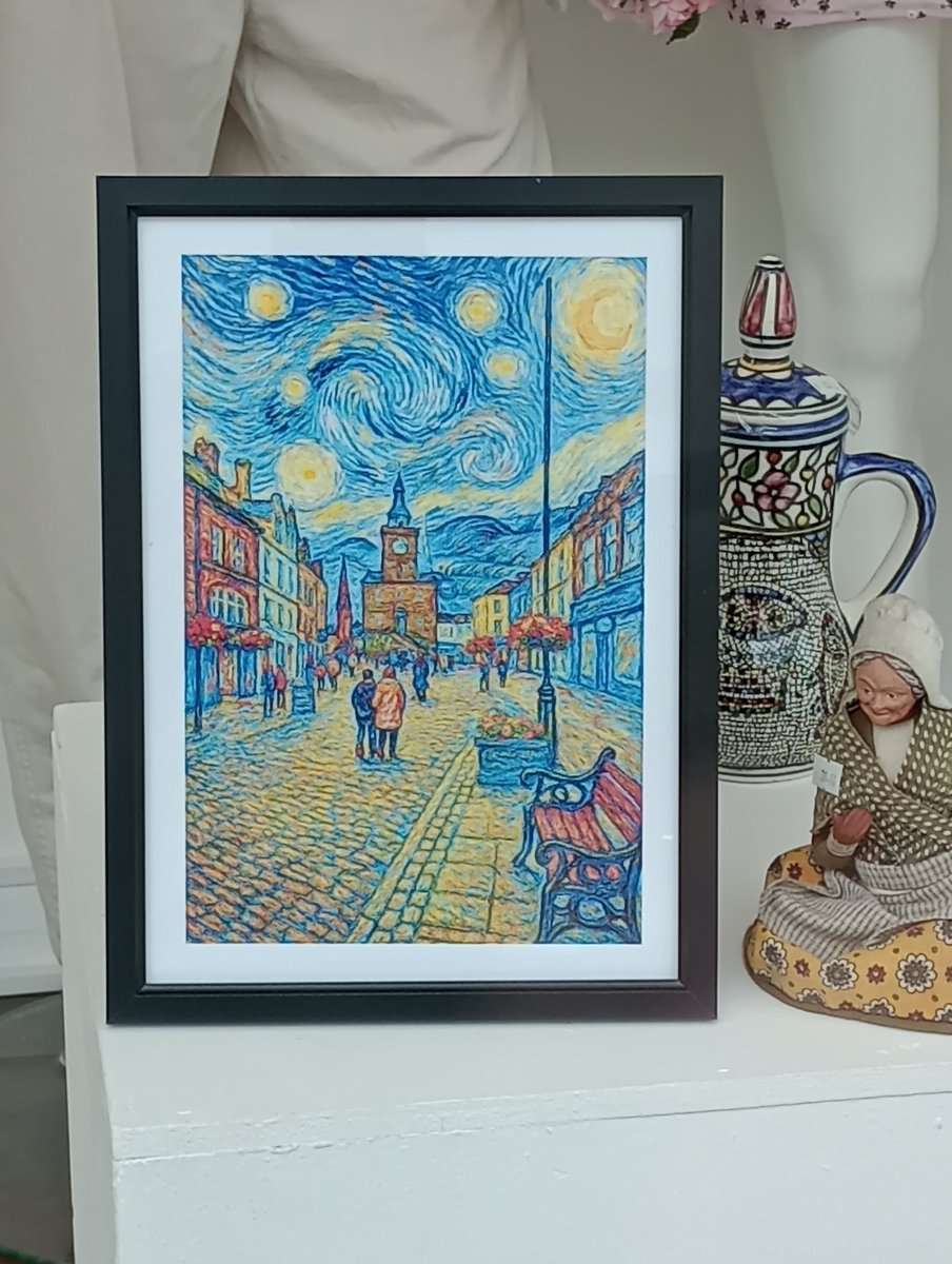 Dumfries High Street by Vincent van Gogh 😁