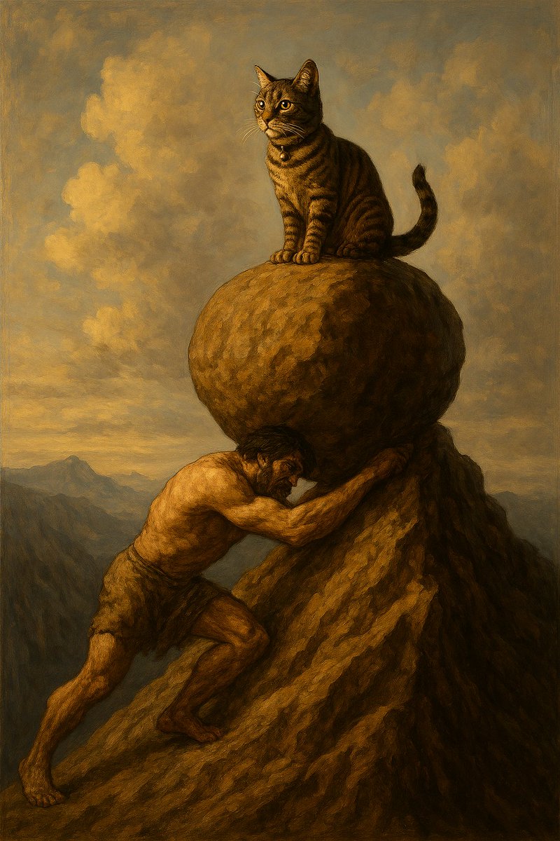 El amor es la piedra que Sísifo empuja.
El mundo el cascabel de un gato asustado.

<a href="/SerranoIsmael/">Ismael Serrano</a>