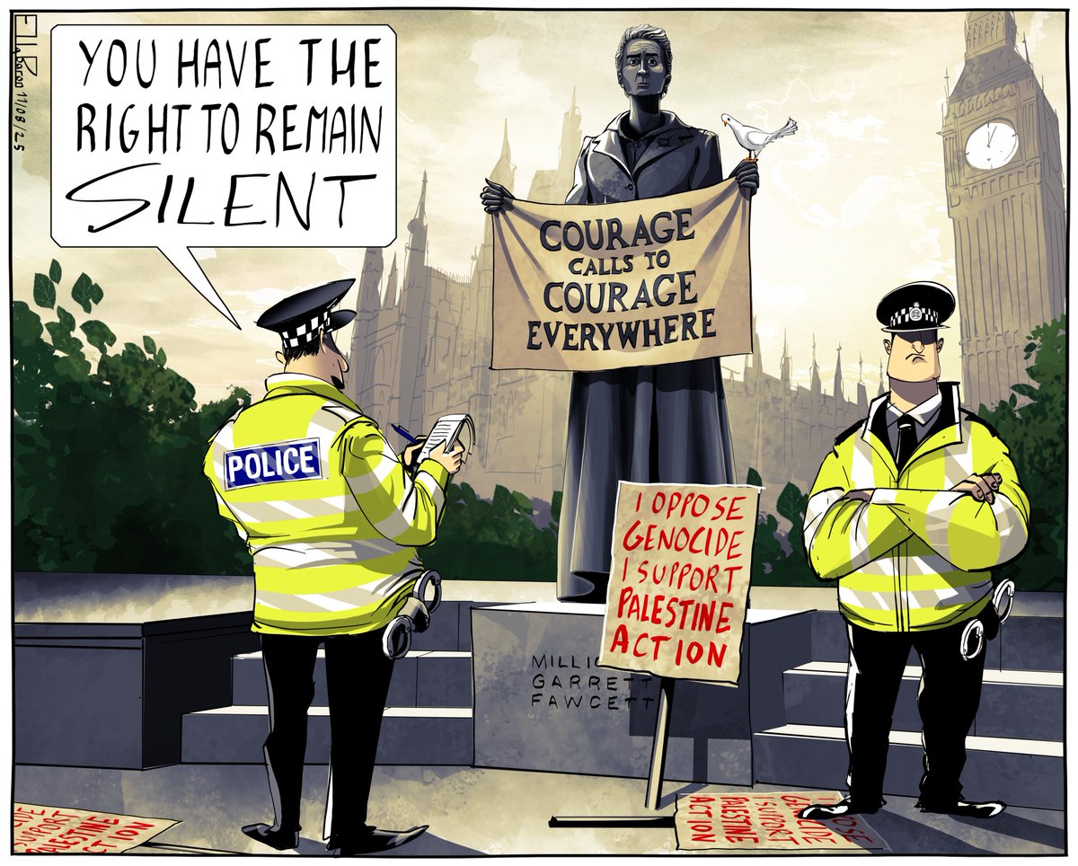 Ella Baron (@ebaroncartoons) on Twitter photo Monday's <a href="/guardian/">The Guardian</a> cartoon
theguardian.com/commentisfree/…
#PalestineAction #PalestineActionProtest Monday's <a href="/guardian/">The Guardian</a> cartoon
theguardian.com/commentisfree/…
#PalestineAction #PalestineActionProtest