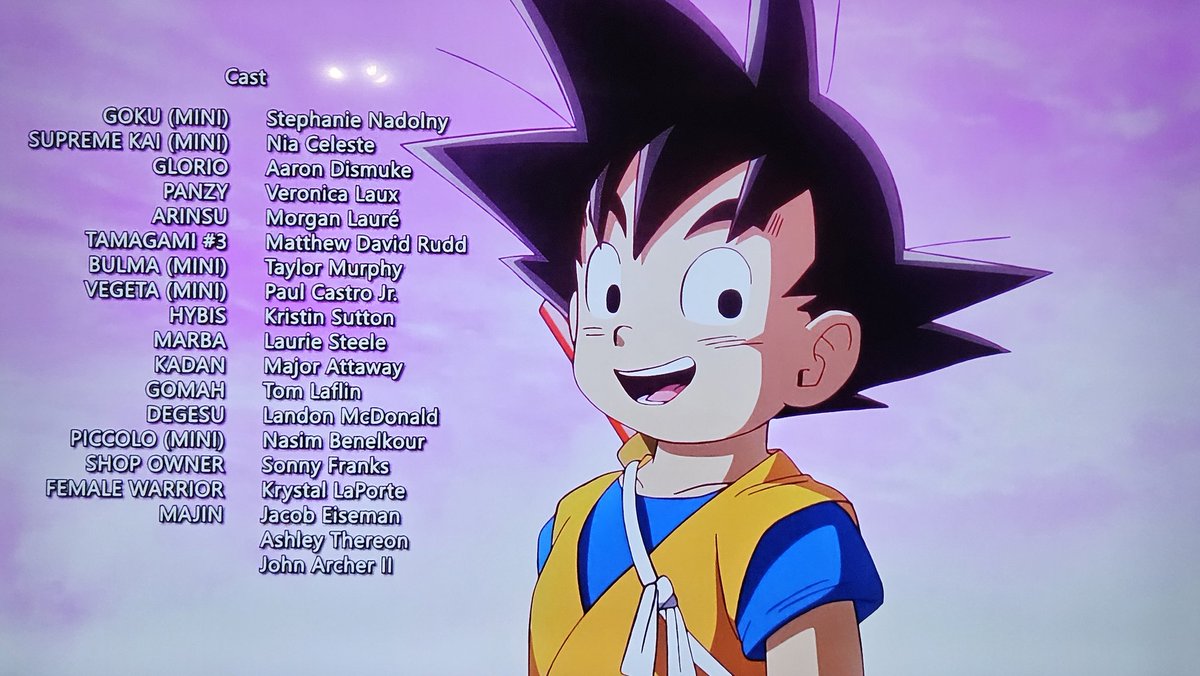 I guess I should announce that you can hear me sprinkled lovingly throughout #DragonBall Daima!  Thank you to <a href="/RetroJono/">Jonathan Rigg</a> and Crunchyroll for having me. Also thanks to <a href="/oldskoolking87/">Edward Bui</a> for the screencaps!

Thank you everyone!