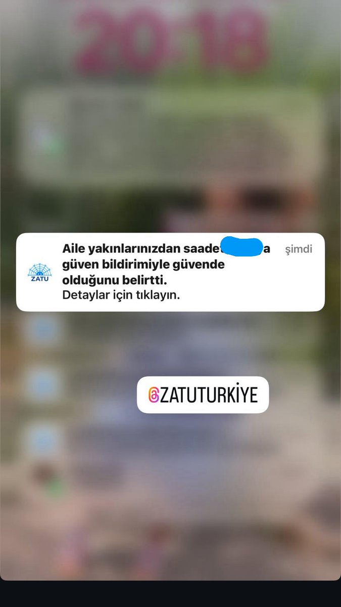 zatudeprem's tweet photo. 📲 ZATU ile Afet Anında Güvende Olduğunuzu Ailenize ve ekiplere bildirin.

Balıkesir’de yaşanan deprem sonrası, ZATU kullanıcılarımız tek tuşla sevdiklerine “Güvendeyim” mesajı gönderdi.

Afet anında hızlı iletişim, hayat kurtarır.
📥 ZATU’yu indir ve görünür ol ! #depremoldu #ZATU #AFKOR #hissettik