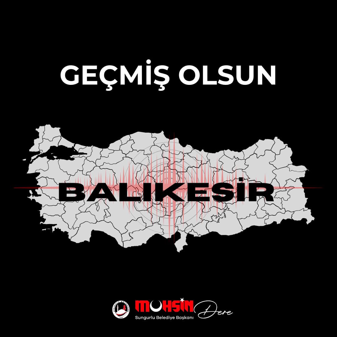 Balıkesir'in Sındırgı ilçesinde gerçekleşen ve çevre illerde de hissedilen 6.1 büyüklüğündeki depremden etkilenen tüm vatandaşlarımıza geçmiş olsun dileklerimi iletiyorum.

Rabb'im beterinden korusun. 🤲