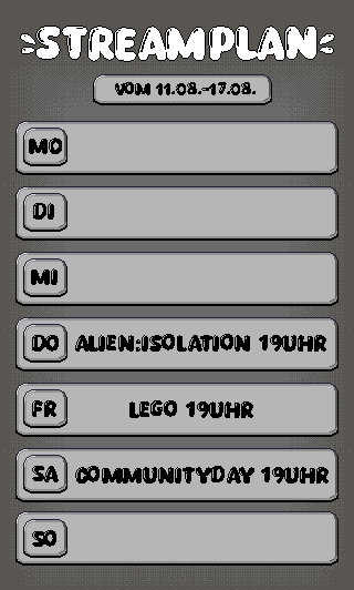 Streamplan für die Woche :D twitch.tv/shawngesellgam…