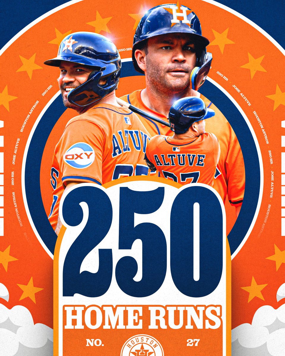 Jose Altuve is the 25th player in MLB history to record 250 home runs and 250 stolen bases!

He joins José Ramírez as the only active players to reach the milestone 👏