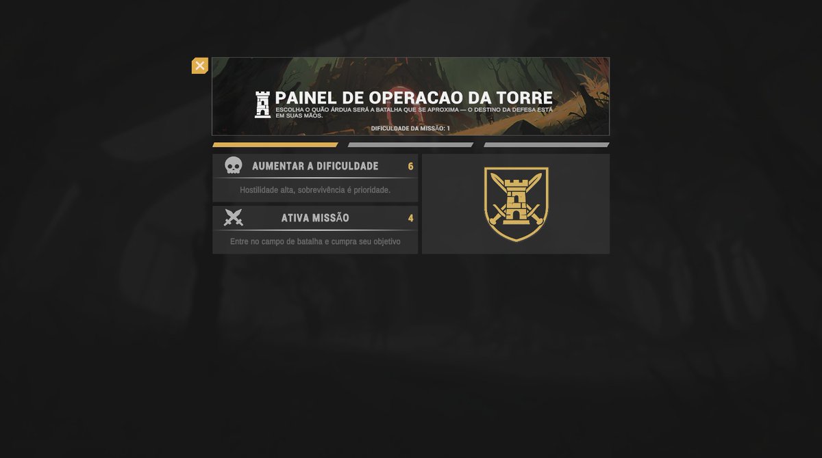 Seguindo a Evolução, antes e depois da interface de manipulação da Torre principal