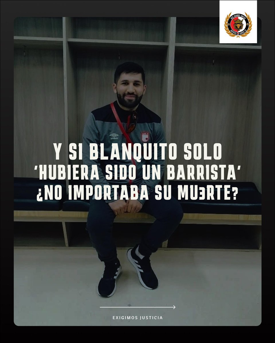 Y si Sergio Blanco sólo “hubiera sido un barrista” No importaba su mu3rte? 

🧵 abrimos hilo.
#JusticiaXBlanco