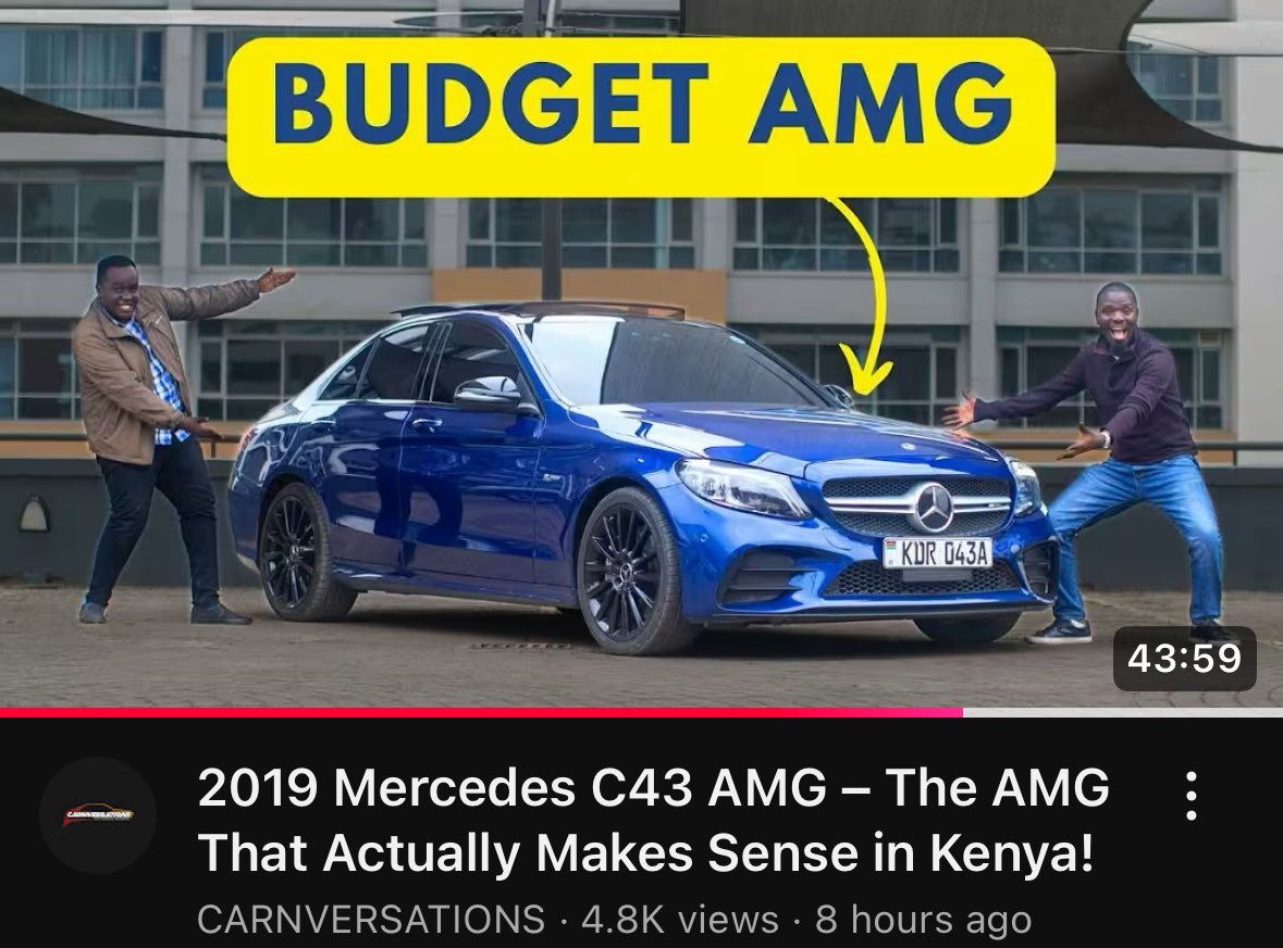 Waigera (@_waigera) on Twitter photo Leo content ilikuwa kwa wingi, finally i made it to the <a href="/carnversations/">Carnversations</a> YouTube channel na tulichambua C43 AMG. Click this link kuwatch the full video youtu.be/zLLG4SDgFmo?si… Leo content ilikuwa kwa wingi, finally i made it to the <a href="/carnversations/">Carnversations</a> YouTube channel na tulichambua C43 AMG. Click this link kuwatch the full video youtu.be/zLLG4SDgFmo?si…