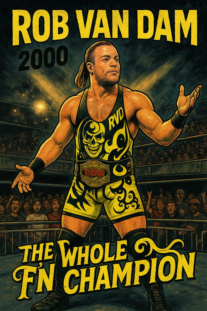 TheMessiahOmen's tweet image. The second part of my @TherealRVD evolution series.

#RVD #RobVanDam #ECW #WWE