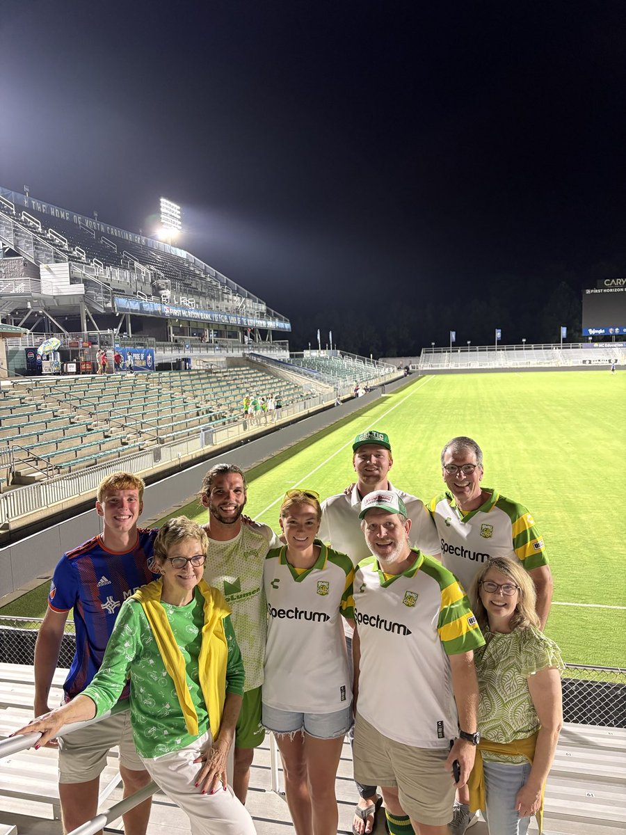 Scott Lasso (@f3overdraft) on Twitter photo Great night with family for <a href="/folasso/">Forrest Lasso</a>’s return home for <a href="/TampaBayRowdies/">Tampa Bay Rowdies</a> game <a href="/NorthCarolinaFC/">North Carolina FC</a>! Great night with family for <a href="/folasso/">Forrest Lasso</a>’s return home for <a href="/TampaBayRowdies/">Tampa Bay Rowdies</a> game <a href="/NorthCarolinaFC/">North Carolina FC</a>!