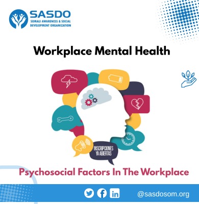 Sasdosom's tweet image. Mental health in the workplace is not just a benefit; it&apos;s a necessity. Let&apos;s create a culture where every employee feels supported and valued.

#WorkplaceMentalHealth #MentalHealthMatters #SASDO #Wellbeing #Somalia