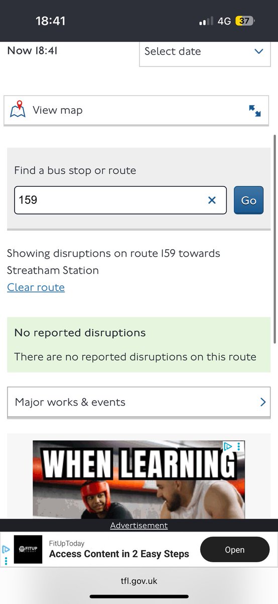 _princess_23's tweet photo. @TfL I’ve now had to take three different buses to finally get somewhere, and my journey has cost me triple the price it should have. Is the 159 on holiday? In witness protection? Can someone shed some light before I start taking this personally? 2/2 https://t.co/xB7uVc3uU8
