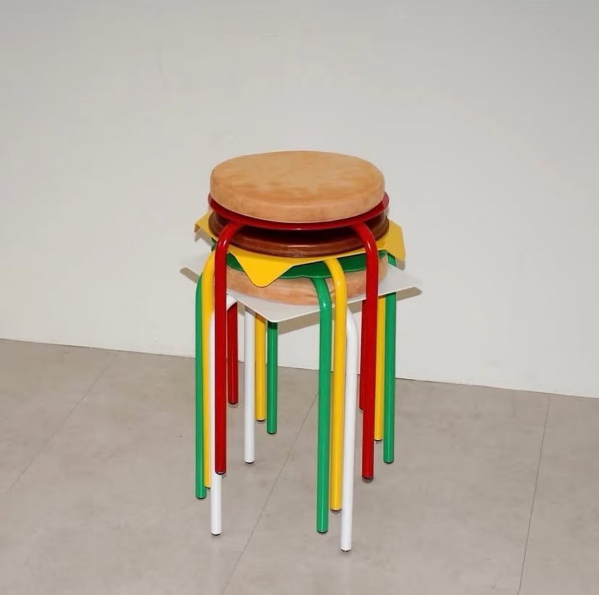 300moods's tweet photo. hamburger stools 🍔 https://t.co/RAa3v6auRP
