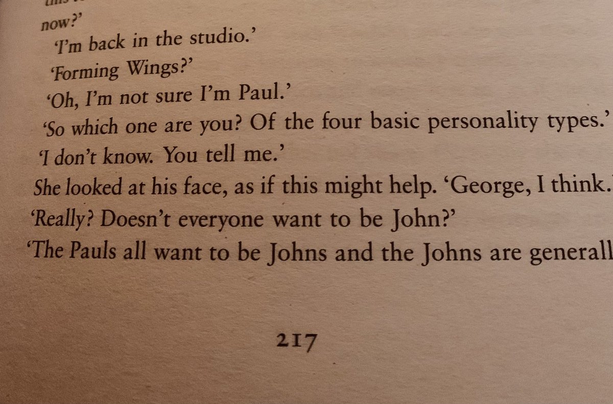 cherryaimless's tweet photo. Every book I read these days seems to have a Paul reference! 

#YouAreHere #DavidNicholls https://t.co/Xn0B6H4Ld6