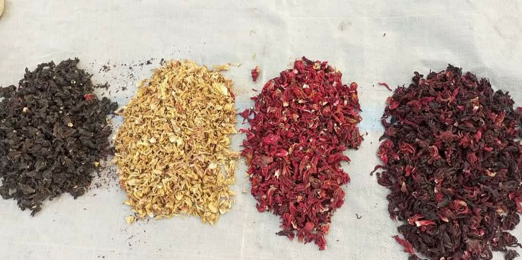 Black, white, red and dark red Hibiscus Flower 
Just DM for us to supply it to you