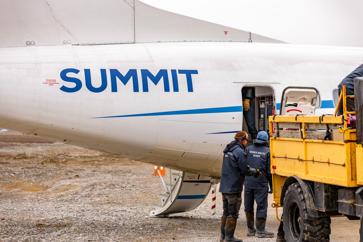 Fly_SummitAir's tweet photo. We’re proud to partner with Arctic Watch Lodge to connect adventurers, scientists, and storytellers with one of the most remote and spectacular destinations in Canada such as Somerset Island, Nunavut. Thank you to our pilot-in-waiting, Chad, for capturing these photos. https://t.co/ThMSQhofHe