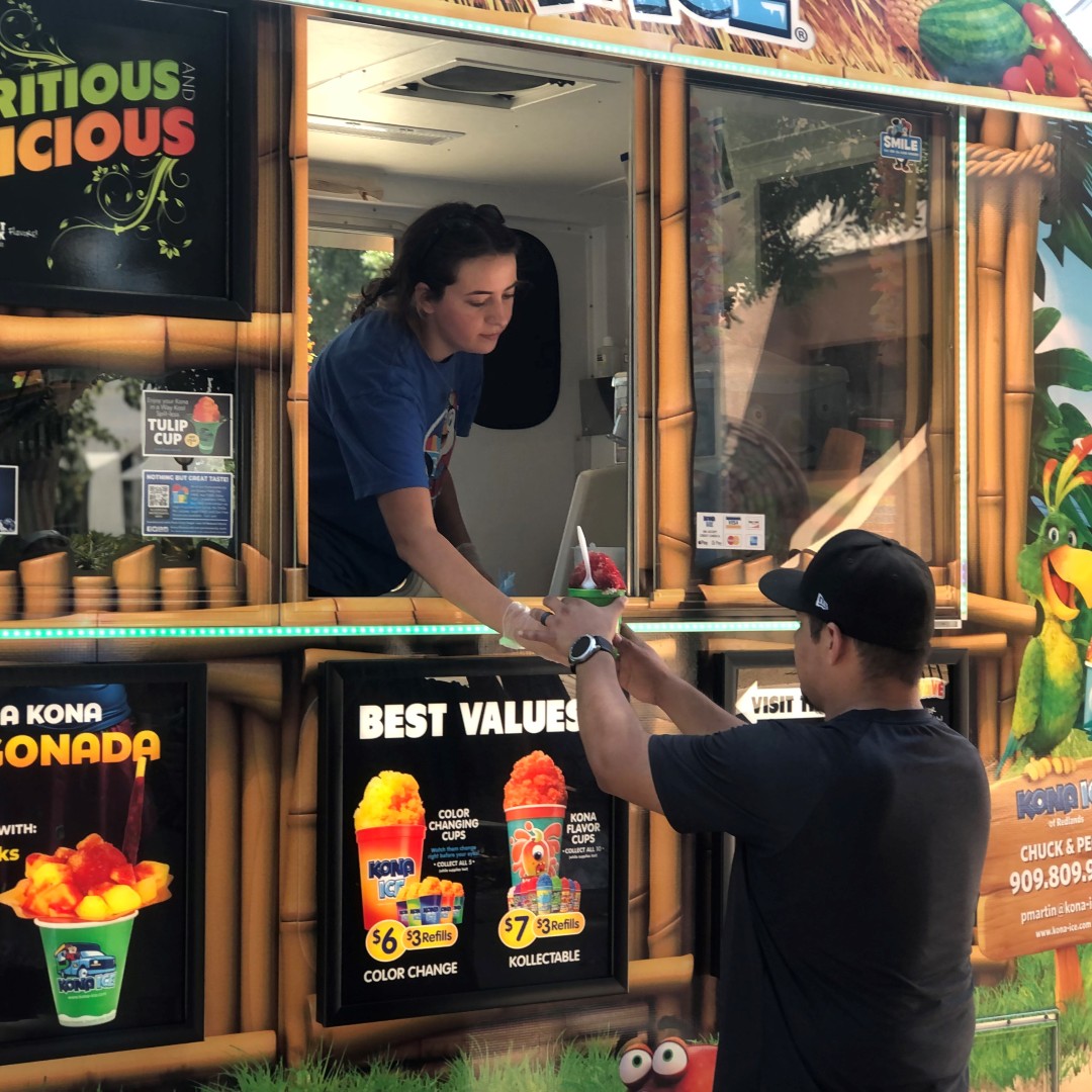 SBCountyMuseum's tweet photo. Come Chill with Us! Kona Ice is the perfect summer treat! With a variety of refreshing flavors to choose from, we're sure you'll satisfy those cravings.

Stop by TODAY between 12:30-2pm to revel in your favorite flavors! https://t.co/68aBU5rapN