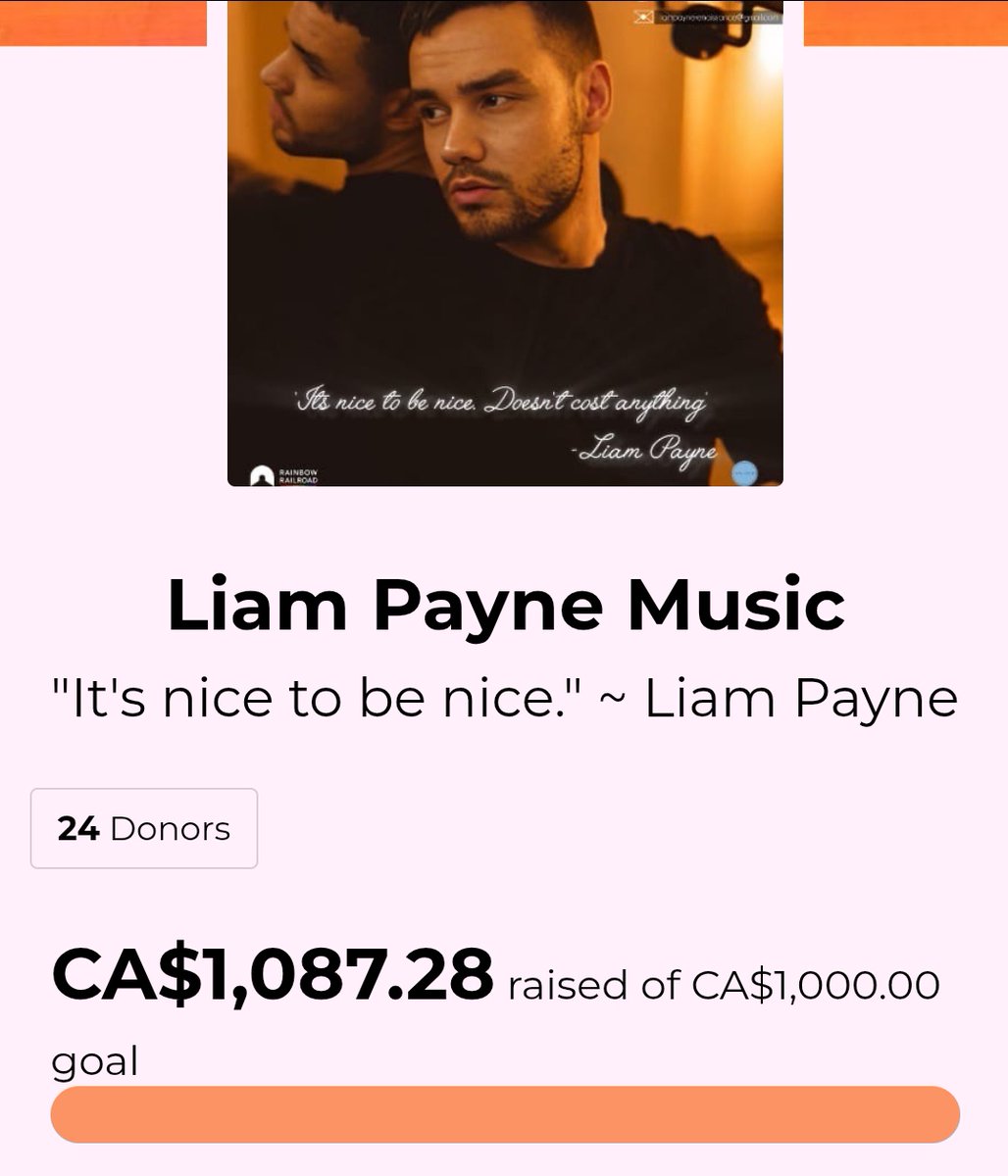 music_liampayne's tweet image. Hey guys,
We may have danced a bit,shed a tear or two, but most of all we are so so grateful to every single one of you. 
We reached out initial goal. Never thought we would reach this goal in just 10 days, but here we are. You're awesome.
Hope you're proud of your Stans, Liam ❤️