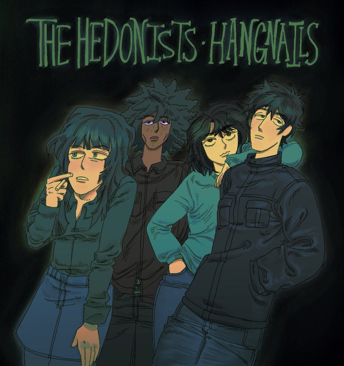 FUCKSHUNG's tweet photo. My album cover series is finally completed!!! The Hedonists' eras from Hangnails, Externalizing the Internal, and Self Fulfilling Prophecy c: https://t.co/yLSh2KSkgO