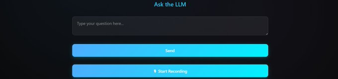 Snehalxmode's tweet photo. #Day_9 : My AI now talks back.  

I speak   
AssemblyAI transcribes  
Gemini thinks 
Murf replies in a human voice.  

Feels less like coding… more like having a conversation with knowledge itself. https://t.co/DyzMeheuDT