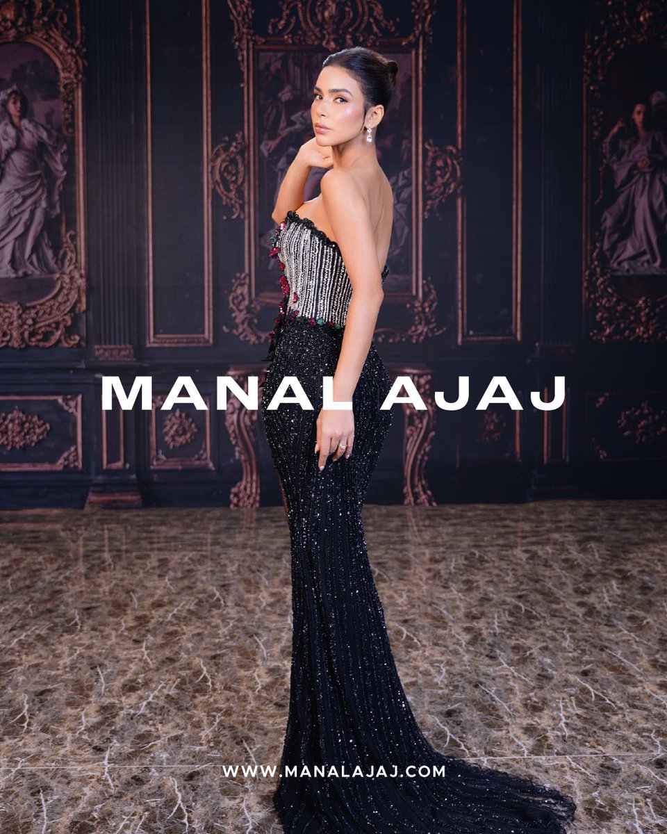 manalajaj's tweet photo. Midnight couture with a whisper of romance. From She Blooms Anyway, crystal petals trail across deep black, sculpted in exquisite precision. https://t.co/YBgEBMSC0Y