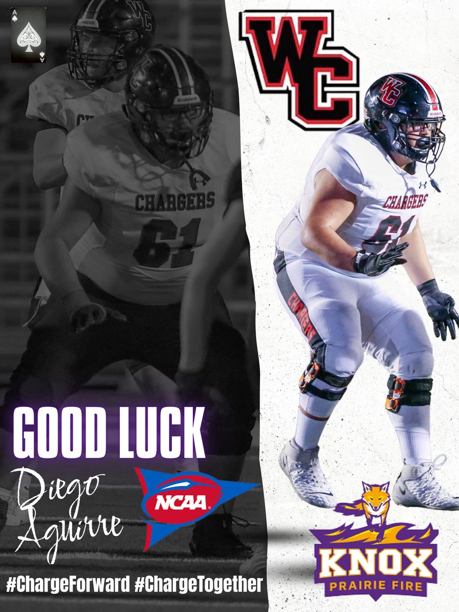 Churchill Chargers Football 🇬🇧 (@wc_chargersfb) on Twitter photo Good luck this fall to our former Churchill Charger Diego Aguirre playing at the next level at Knox College!
<a href="/BMS_Athletics_/">Bradley Middle School Athletics</a> <a href="/IKEAthletics/">IKE Generals Athletics</a> <a href="/JaguarsJackson/">JacksonJaguarsAthletics</a>
#ncaa #recruitWC #ChargeForward #ChargeTogether Good luck this fall to our former Churchill Charger Diego Aguirre playing at the next level at Knox College!
<a href="/BMS_Athletics_/">Bradley Middle School Athletics</a> <a href="/IKEAthletics/">IKE Generals Athletics</a> <a href="/JaguarsJackson/">JacksonJaguarsAthletics</a>
#ncaa #recruitWC #ChargeForward #ChargeTogether