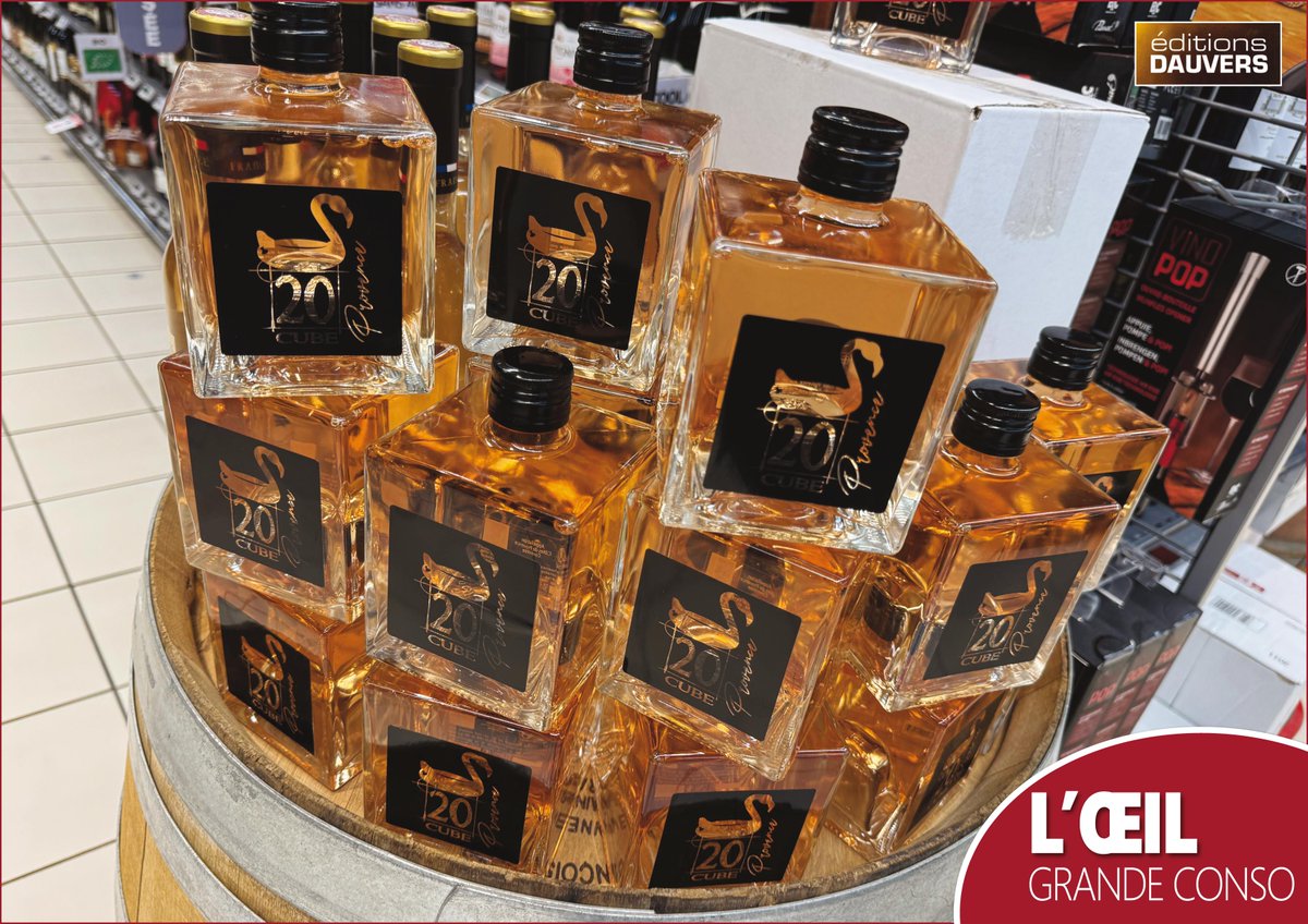 Si on sort pas les rosés cette semaine hein...

#LŒILGRANDECONSO a vu le rosé de Provence en bouteille carrée, inspiration parfum !