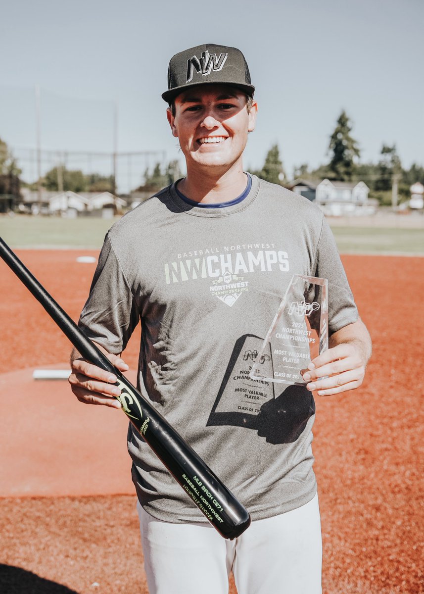BaseballNW's tweet photo. Your Class of 2027 Champions: Idaho🥇

Big shoutout to MVP Nate Grosvenor (Fruitland HS) and MVPitcher Christian Zannitto (Owyhee HS) after a standout weekend.🤩

#25NWC #RepTheNW https://t.co/zV9J3n6So5