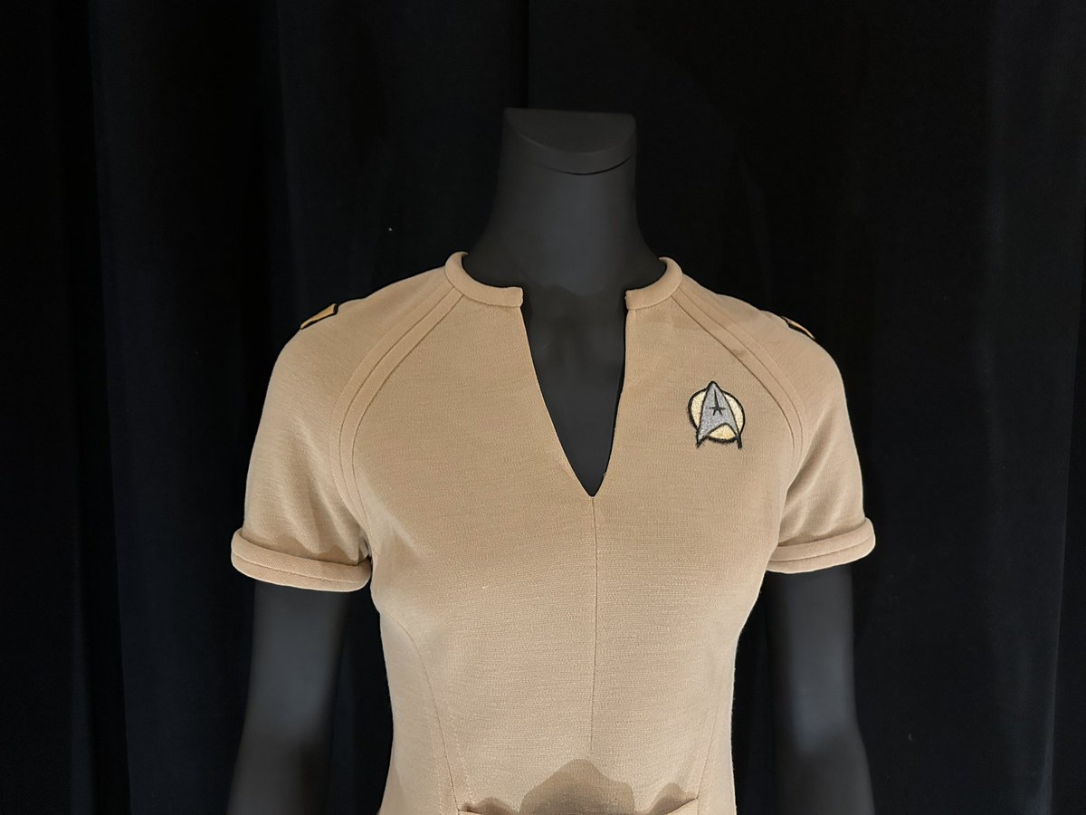 Some screen-worn costumes on display at #STLV #StarTrekTMP #StarTrek