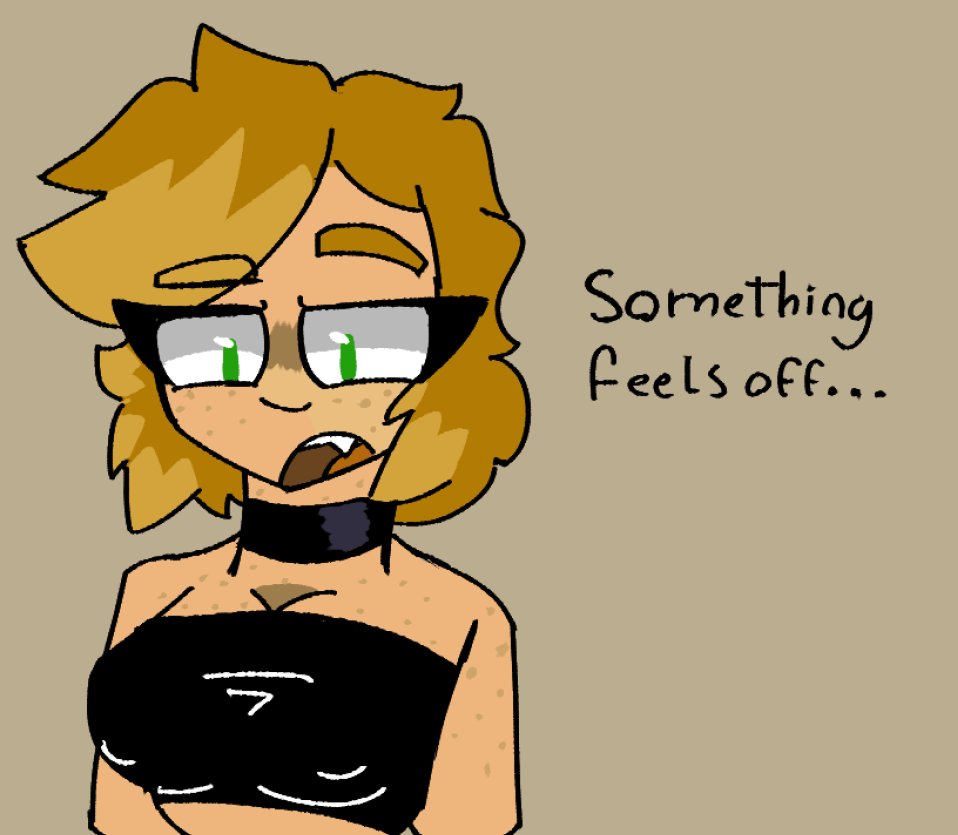 The Cube being has become flat (in a sense)

Drew Vinyl with some minor differences cuz i didn't wanna pull a reference up